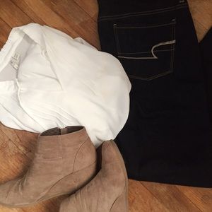 American Eagle Dark Wash Skinny Jeans