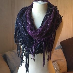 Ombré infinity scarf