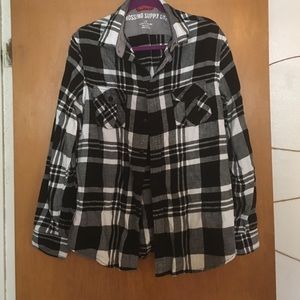 Women's button down flannel