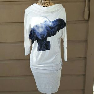 Diesel Cowl neck bodycon falcon dress