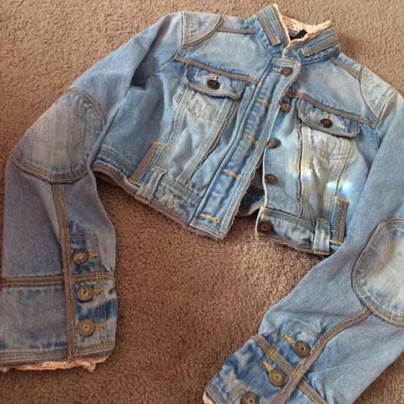 Cropped Jean Jacket.