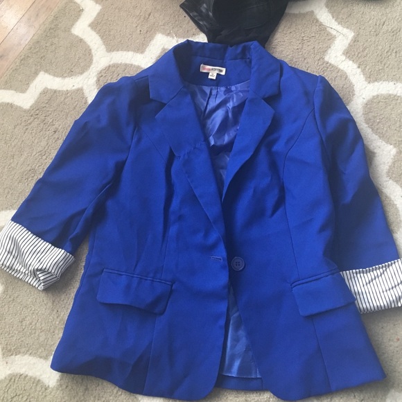 Royal blue blazer