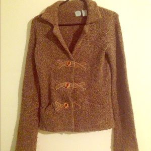 Anthropologie HWR brown sweater size small