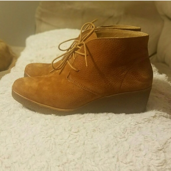 Lucky brand ankle wedges