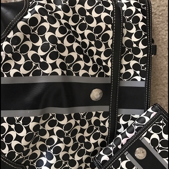 Coach purse with matching wallet