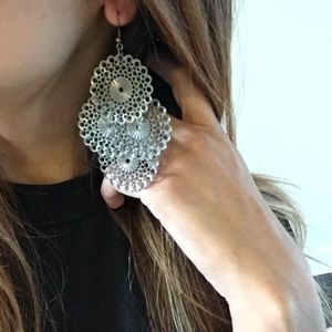 Vintage Boho Chandelier Earrings