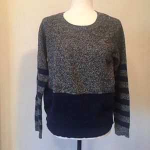Funky WALLACE gray/ blue sweater, size medium