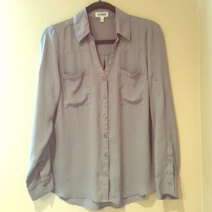 Express Portofino Blouse in Grey