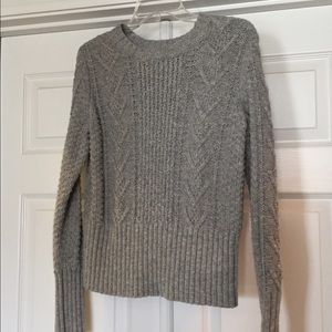 GAP Designed &a Crafted Cable Knit Crop Sweater