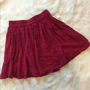 Raspberry Skater Skirt