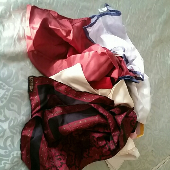 Men silk handkerchiefs (pocket squares) - Picture 1 of 4