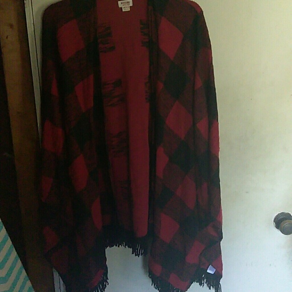 Red Plaid Wrap from Target!