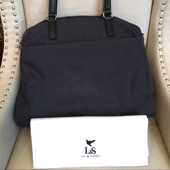 Lo & Sons 'The O.G.' Overnight bag in Charcoal