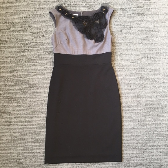 Empire Waist Dress with Beautiful Neck Detail