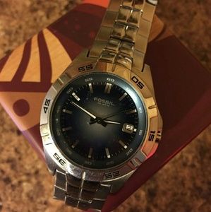 Men's Silver Fossil Watch