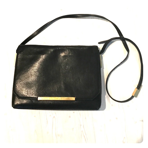 JCrew black cross body purse