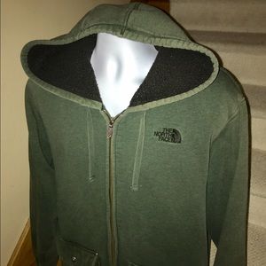 north face sherpa lined hoodie