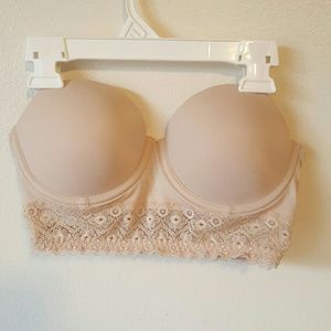 Tan Strapless 34B Bra