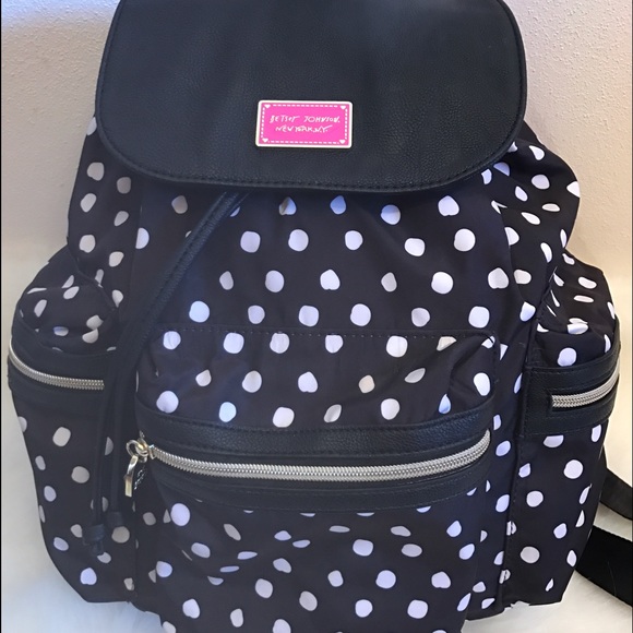 Betsey Johnson Polka-dot Backpack