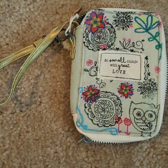 Fabric Zip Up Wallet