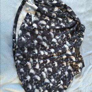 Skull mini skirt