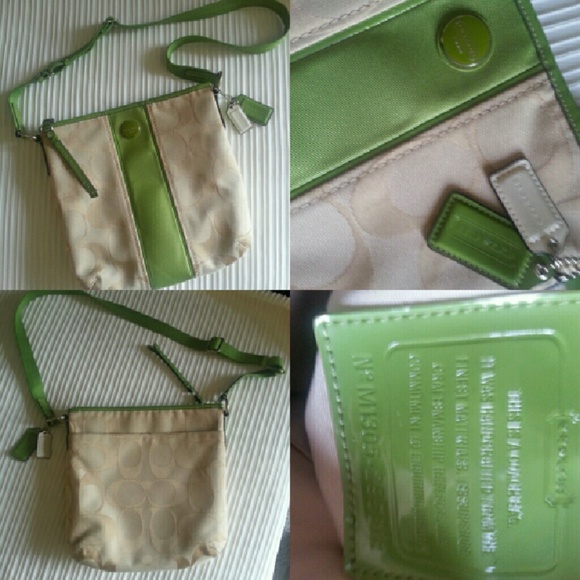 Coach Signature Crossbody Bag Like New!
