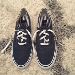 Sperry Top Sider Marine blue sneakers sz 9