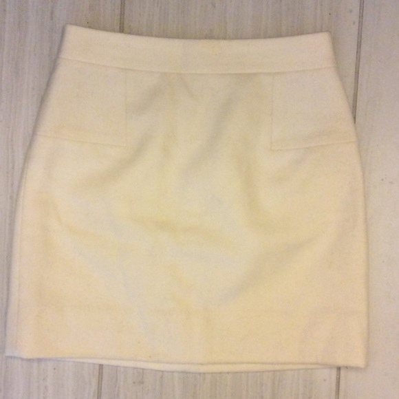J. Crew mini wool skirt