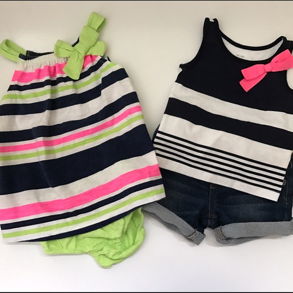 Lot of 6 outfits. Size 3-6 months