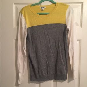 Old Navy color block sweater