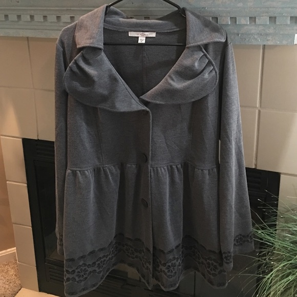 fever Tops - Flash sale! Gray Baby doll top