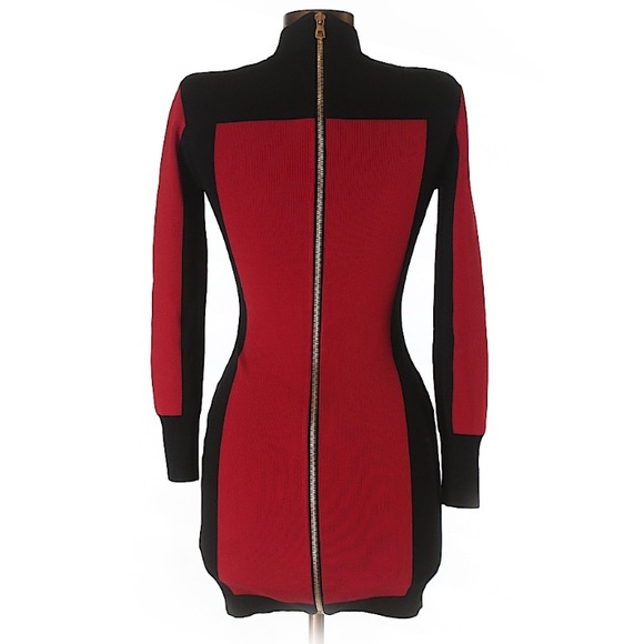 ***SOLD*** Balmain x H&M Colorblock Dress - Picture 2 of 4