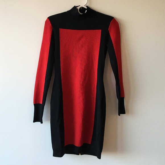 ***SOLD*** Balmain x H&M Colorblock Dress - Picture 3 of 4