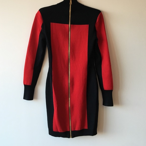 ***SOLD*** Balmain x H&M Colorblock Dress - Picture 4 of 4