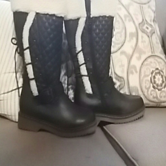 Black Combat boots