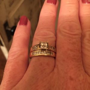 14k gold 1.5 carat women's diamond rings