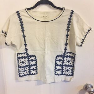 Madewell Embroidered Pattern Tee