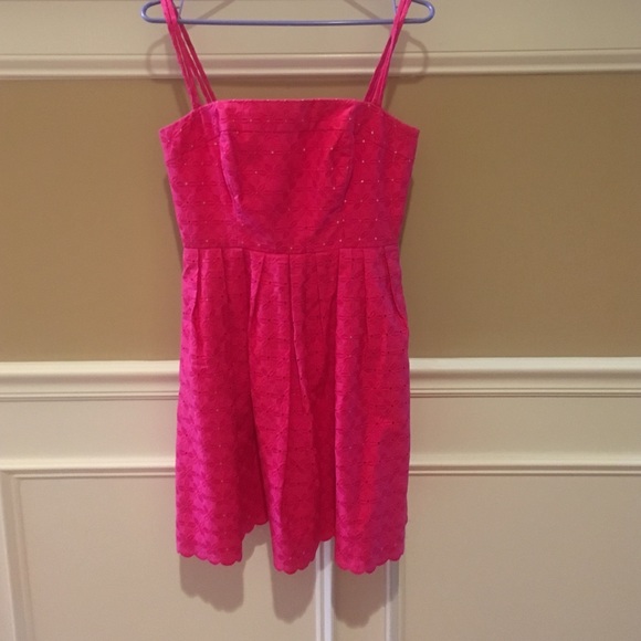 Pink lined Shoshanna dress