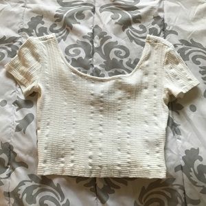 White Crop Top