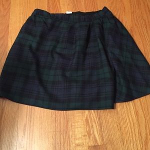 J.crew plaid skirt