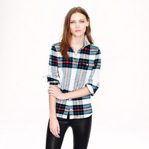 J.Crew Boy shirt in rock salt plaid