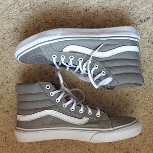 Grey Sk8-Hi slims