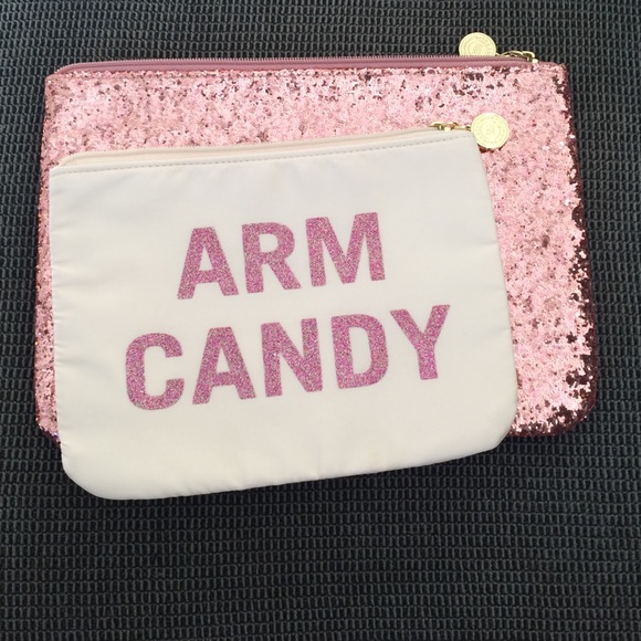 Glitter Rose Gold Makeup bags