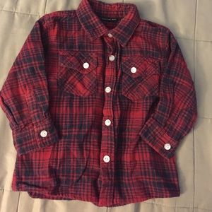 Calvin Klein jeans plaid shirt