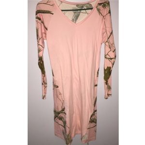Pink Camo Cabelas Sleep Dress