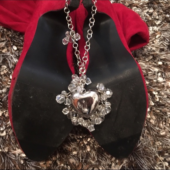 SOLD❤SOLD❤SOLD❤SOLD❤Qupid🔥Red Thigh Boots🔥 - Picture 3 of 3