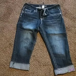 Maurices denim capris