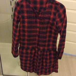 J.Crew flannel dress