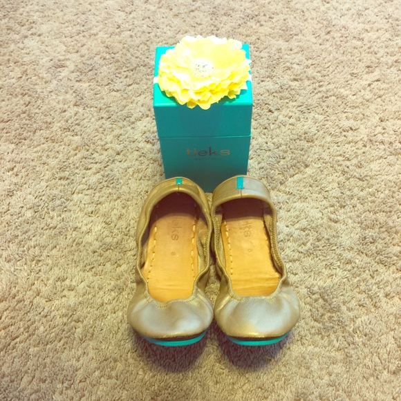 Tieks 8 Gold
