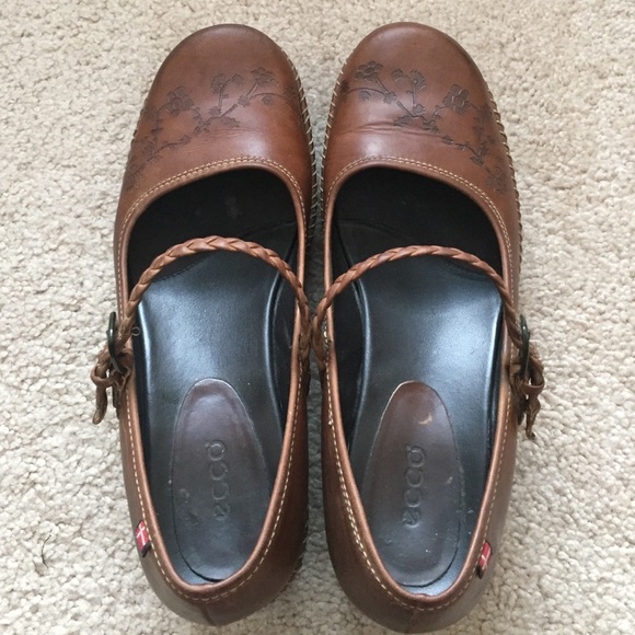 Ecco Women's Mary Janes - size 38/7.5
